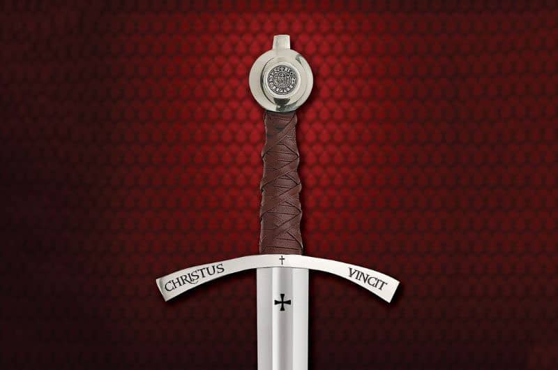 L'épée des Chevaliers Templiers Christus Vincit