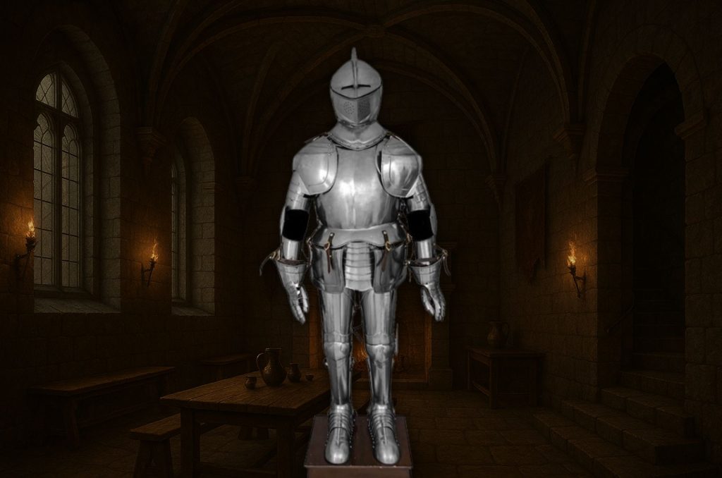 Armure de chevalier Sir Lancelot (portative)