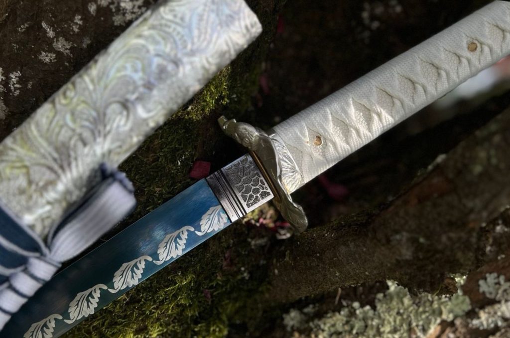 Katana Aile de l’Ange Acier T10 (Version Tranchante)